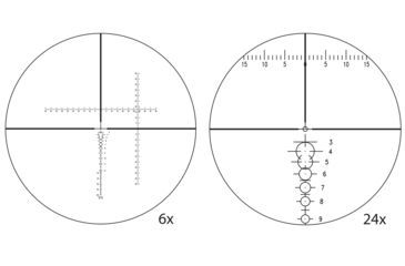 Image of Shepherd Scopes Sniper Series DRS 6-24x50 S1C Dual Reticle Rifle Scope, Matte Black Anodized, DRS0050