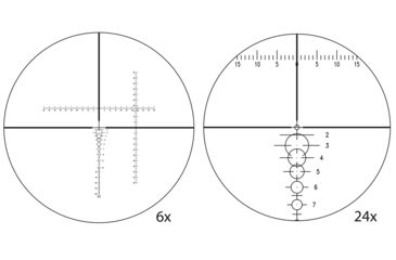 Image of Shepherd Scopes Sniper Series DRS 6-24x50 S2 Dual Reticle Rifle Scope, Matte Black Anodized, DRS0053
