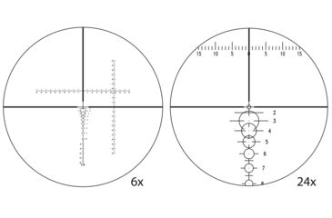 Image of Shepherd Scopes Sniper Series DRS 6-24x50 S2B Dual Reticle Rifle Scope, Matte Black Anodized, DRS0052