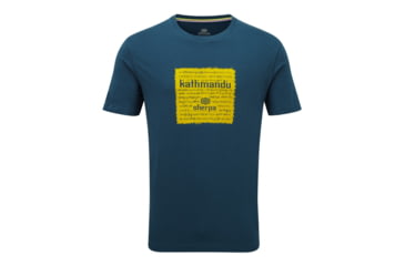 Image of Sherpa Kathmandu Tee - Men's -Samudra-Medium