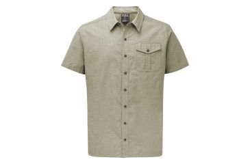 Image of Sherpa Lokta Short Sleeve Shirt - Mens, Koshi Green, Large, SM3128-KOSHI GREEN-L