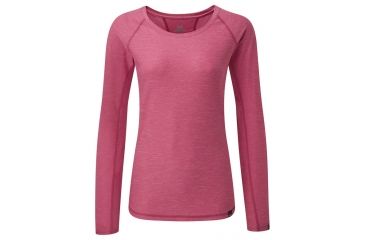 Image of Sherpa Rinchen Long Sleeve Tee - Womens, Phagun Pink, Large SW3110-PHAGUN PINK-L