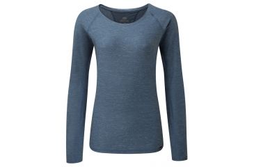 Image of Sherpa Rinchen Long Sleeve Tee - Womens, Samudra, Large SW3110-SAMUDRA-L