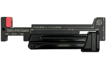 Image of Shield Arms Echelon 9mm +5 Rounds Pistol Magazine Extension, Black, 5, SA-ECH-ME-5-BLK