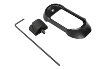 Image of Shield Arms Glock 43X/48 Gen 1/2 Aluminum Premium Magwell, S15 Magazine, Anodized, Black, G43X48MAGWELLPRMBLK