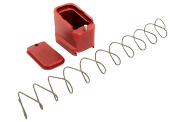 Image of Shield Arms Glock 19/23 9mm Luger 5 Rounds, 40S&amp;W 4-Rounds Pistol Magazine Extension, Red, G19ME5RED-4RD