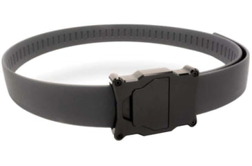 Image of Shield Arms Boxer Outdoors Glove Latch Apogee Belt, Black w/ Grey Buckle, APO-BLK-REG-BUC--GRY-STP
