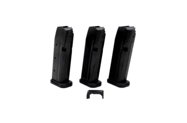 Image of Shield Arms S15 Gen 3 Combo Glock 43X/48 15 Round 9mm Luger Pistol Magazine, 3 Pack, Black, Steel, S15COMBOG33M1C-15RD