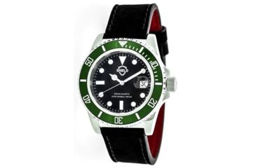 Image of Shield Sh0807 Cousteau Mens Watch, Black SLDSH0807