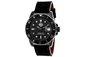 Image of Shield Sh0808 Cousteau Mens Watch, Black SLDSH0808