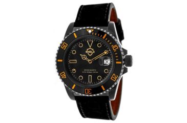 Image of Shield Sh0809 Cousteau Mens Watch, Black SLDSH0809