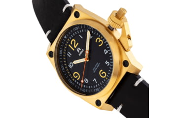 Image of Shield Pascal Diver Watch - Mens, Black/Gold, One Size, SLDSH102-5