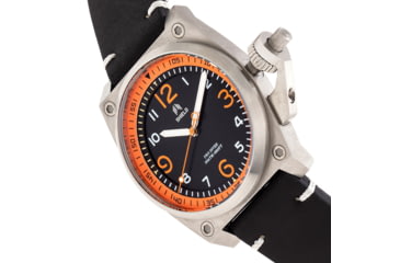 Image of Shield Pascal Diver Watch - Mens, Black/Orange, One Size, SLDSH102-2
