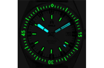 Image of Shield Nitrox Watch - Men's, Date, Grey, 42mm, SLDSH114-4