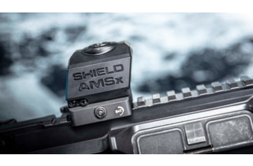 Image of Shield Sights AMSx Reflex Red Dot Sight, Black, 4 MOA Dot Reticle, NSN 1240-99-616-3277, AMSx-4MOA