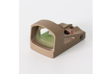 Image of Shield Sights Compact Reflex Mini Red Dot Sight, 8 MOA Dot Reticle, RMSC-4MOA Glass Lens, FDE, RMSC-8-MOA-G-FDE