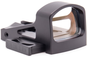 Image of Shield Sights Compact Reflex Mini Red Dot Sight w/Draw, 1x21.85mm, 8 MOA Dot Reticle, Black, RMSD-8MOA-GLASS