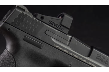 Image of Shield Sights Compact Shield Mini Red Dot Sight, 4 MOA Dot Reticle, SMSC-4MOA Glass Lens, Black, SMSc-4MOA-GLASS