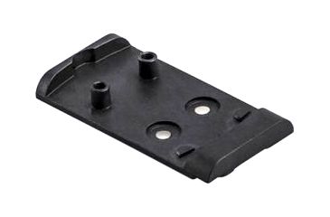 Image of Shield Sights Glock MOS Ultra Slim Mounting Plate, Black, 2x1x0.25 in, MNT-MOS-SMS/RMS
