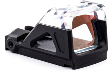 Image of Shield Sights OMSsc Open Mini Sight Sub Compact 1x 17.35x14.35mm Reflex Red Dot Sight, 4 MOA Dot Reticle, Black, OMSsc-4 MOA-Glass