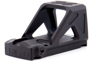 Image of Shield Sights RMSsc Reflex Mini Sight Sub-Compact 1x 17.35x14.35mm Reflex Red Dot Sight, 8 MOA Dot Reticle, Black, RMSsc-8MOA-Glass