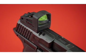 Image of Shield Sights Glass Edition Mini Reflex Red Dot Sight, 1x, 8 MOA Dot Reticle, Black, SMS2-8MOA-GLASS