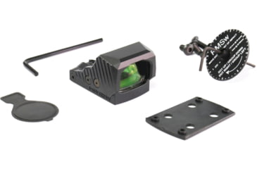 Image of Shield Sights Heavy Duty Mini Reflex Red Dot Sight, 1x22mm, Black, 4 MOA Red Dot, RMSW-4MOA-HD