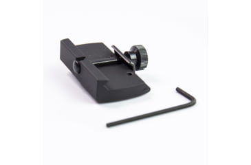 Image of Shield Sights Picatinny/Weaver Red Dot Sight Mount adapter w/Thumb Nut, Black, RMSc, MNT-PICA-JP-SMS/RMS