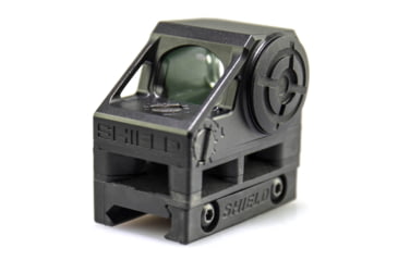 Image of Shield Sights SIS Two Sight CD 1x22mm Reflex Red Dot Sight, Black, 8 MOA Dot/2 MOA Dot Reticle, NSN 1240-99-176-8342, SIS2-CD