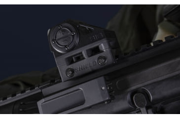 Image of Shield Sights SIS Two Sight CD 1x22mm Reflex Red Dot Sight, Black, 8 MOA Dot/2 MOA Dot Reticle, NSN 1240-99-176-8342, SIS2-CD
