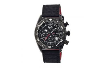 Image of Shield Swiss Diver Mens Watch, 50ATM, Black, Black Dial SLDSH0504