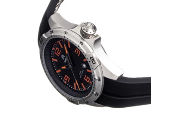 Image of Shield Vessel Strap Watch w/Date, Black - Mens, SLDSH112-1