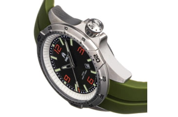 Image of Shield Vessel Strap Watch w/Date, Green - Mens, SLDSH112-4