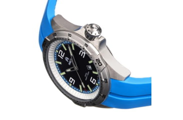 Image of Shield Vessel Strap Watch w/Date, Light Blue - Mens, SLDSH112-3