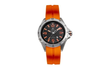 Image of Shield Vessel Strap Watch w/Date, Orange - Mens, SLDSH112-2