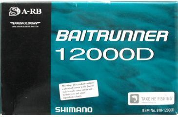 Image of Shimano Demo Baitrunner 1200D Spinning Reel, 4.4:1, 3+1, Ambidextrous, BTR12000D-DEMO