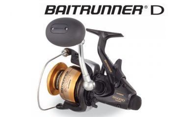 Image of Shimano Baitrunner 4000D Spinning Reel, 4.8:1, 3+1, Ambidextrous, BTR4000D