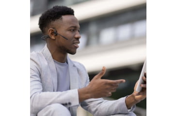 Image of Shokz OpenComm 2 Headset, Black, C110-AN-BK-US