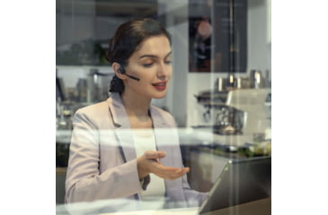 Image of Shokz OpenComm 2 Headset, Black, C110-AN-BK-US