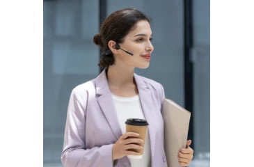 Image of Shokz OpenComm 2 Headset, Black, C110-AN-BK-US