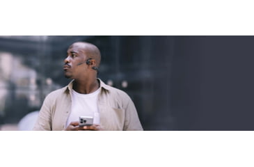 Image of Shokz OpenComm Bone Conduction Stereo Bluetooth Headset, Black, C102-AN-BK-US