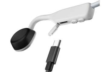 Image of Shokz OpenMove Bone Conduction Open-Ear Lifestyle/Sport Headphones, White, S661-ST-WT-US