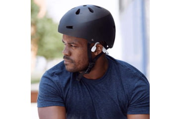 Image of Shokz OpenMove Bone Conduction Open-Ear Lifestyle/Sport Headphones, White, S661-ST-WT-US