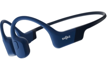 Image of Shokz OpenRun Mini Bone Conduction Open-Ear Endurance Headphones, Blue, S803-MN-BL-US