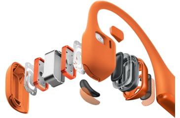 Image of Shokz OpenRun Pro2 Headphones, Orange, Regular, S820-ST-OR-US