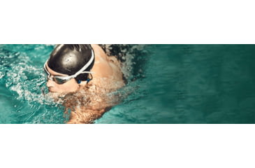 Image of Shokz OpenSwim Bone Conduction Open-Ear Mp3 Swimming Headphones, Blue, S700-ST-BL-US