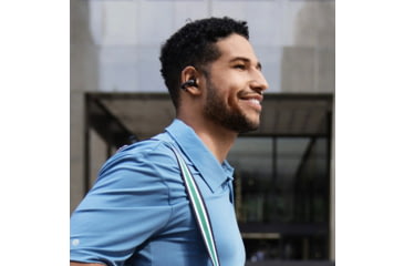 Image of Shokz OpenDots ONE Open-Ear Headphones, Black, E310-ST-BK-US