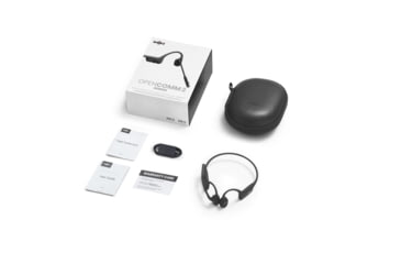 Image of Shokz Two 2025 Upgrade Headphone Headset, Black, Standard, C120-AN-BK-US