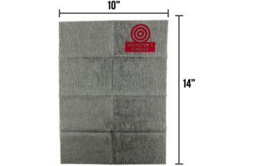 Image of Shooters Choice Silicone Gun Cloth, Black, SHF-3503