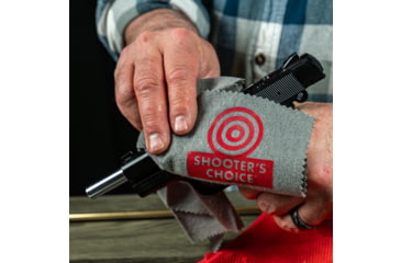 Image of Shooters Choice Silicone Gun Cloth, Black, SHF-3503